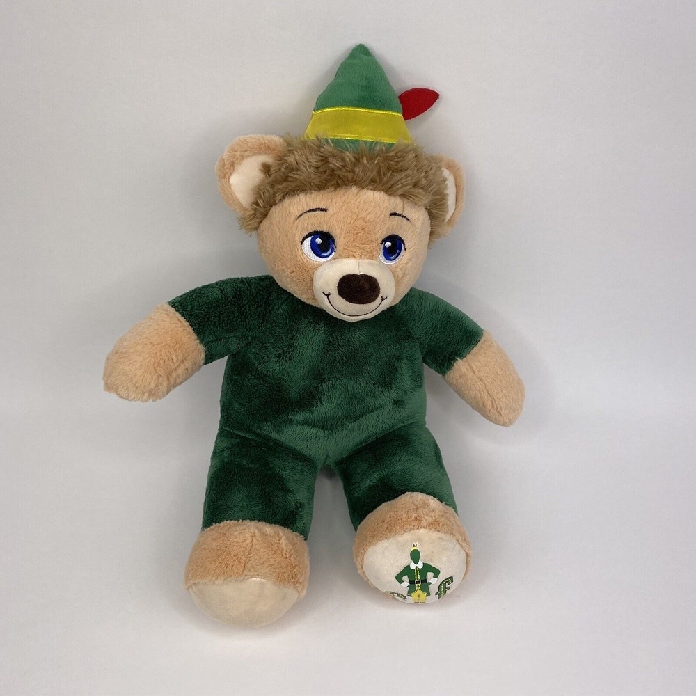 Buddy The Elf Green BAB Retired 2016 Christmas Build A Bear Stuffed Animal 19"